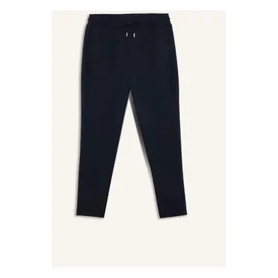 DEFACTO Slim Fit Twill Sweatpants with Tie Waist