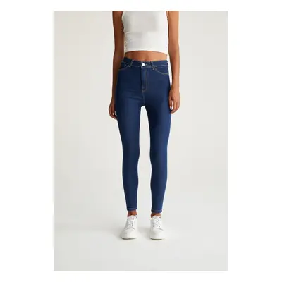 DEFACTO Jeggnig Super Skinny Fit High Waist Skinny Leg Basic Jeans