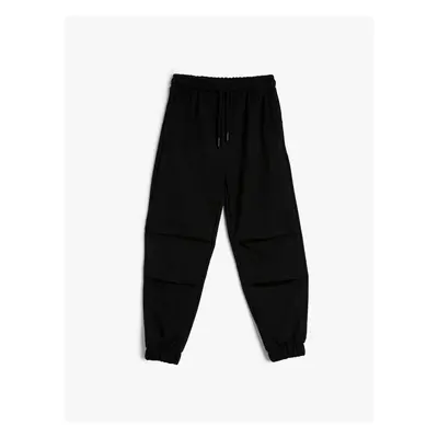 Koton Basic Jogger Sweatpants Tie Waist Pocket Floor Detailed