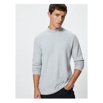 Koton High Neck Fine Knitwear Sweater Long Sleeve Soft Textured