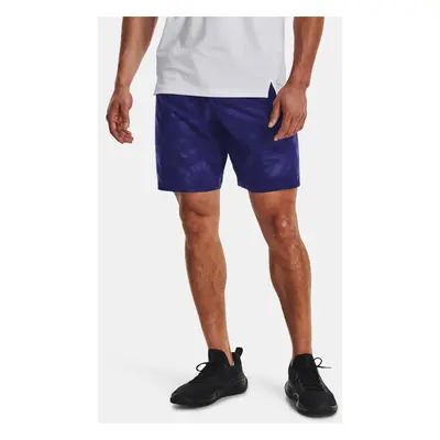 Under Armour Kraťasy UA Woven Emboss Short-BLU - Pánské