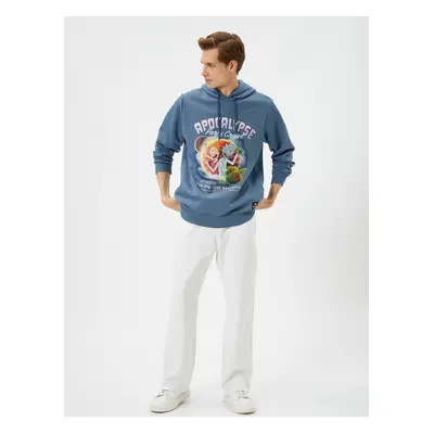 Koton Rick And Morty Sweatshirt Raised Licensed Printed