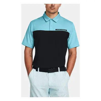 Under Armour Tričko UA T2G Color Block Polo-BLK - Pánské