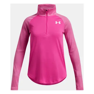 Under Armour Dívčí tričko Tech Graphic 1/2 Zip - Holky