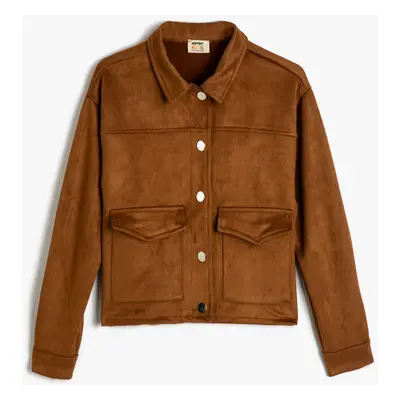 Koton Girl Camel Hair Jacket