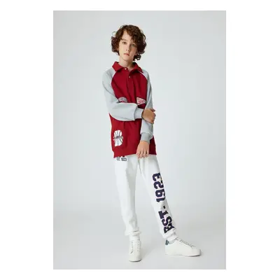 Koton Ecru Boy's Tracksuit Bottoms