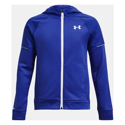 Under Armour Mikina UA AF Storm FZ Hoodie-BLU - Kluci