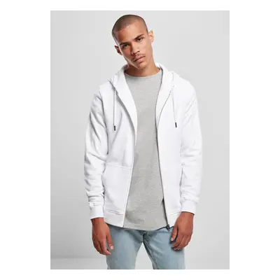 Basic Terry Zip Hoody bílá