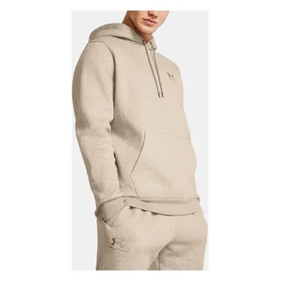 Under Armour Mikina UA Essential Fleece Hoodie-BRN - Pánské