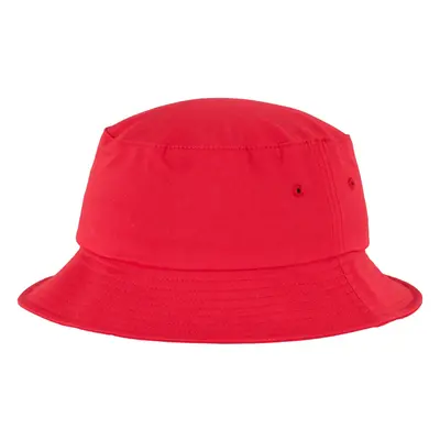 Čepice Flexfit Cotton Twill Bucket Red