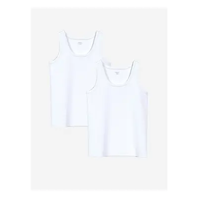 LC Waikiki Lw - Crew Neck Basic Boy's Undershirt 2-Pack