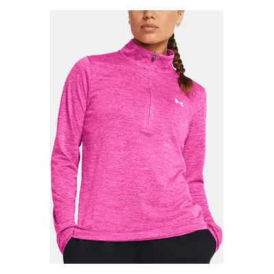 Under Armour Mikina Tech 1/2 Zip- Twist-PNK - Dámské