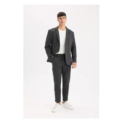 DEFACTO Gabardine Trousers Tailored Regular Fit Pocket Straight Leg