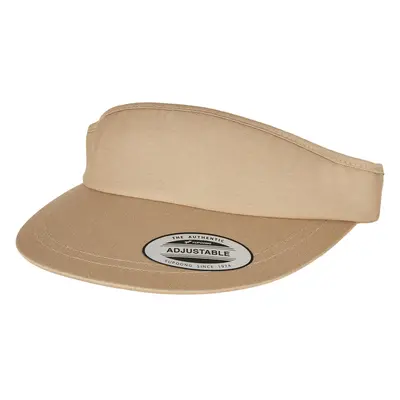 Kšiltovka Flat Round Visor Cap khaki