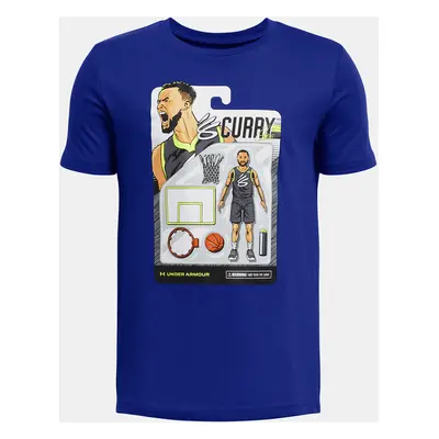 Under Armour Tričko Curry Animated Tee 1-BLU - Kluci