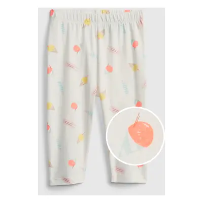 GAP Dětské legíny organic cotton crop leggings - Holky