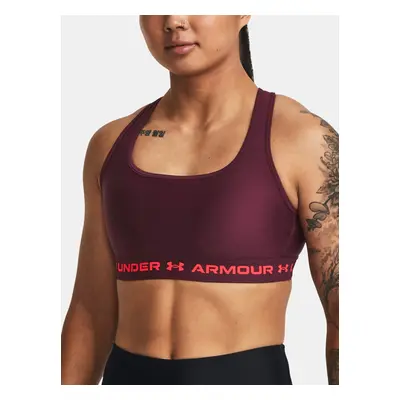 Under Armour Podprsenka Crossback Mid Bra-MRN - Dámské