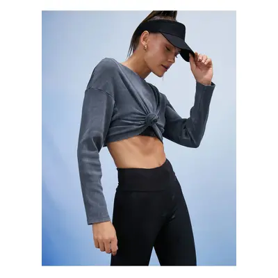 Koton Oversize Crop Athlete Sweatshirt