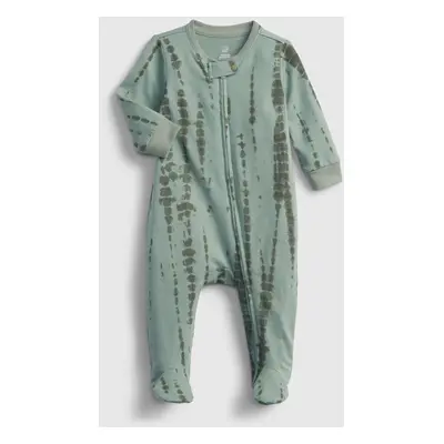 GAP Baby overal 100% organic cotton tie-dye one-piece - Dětské