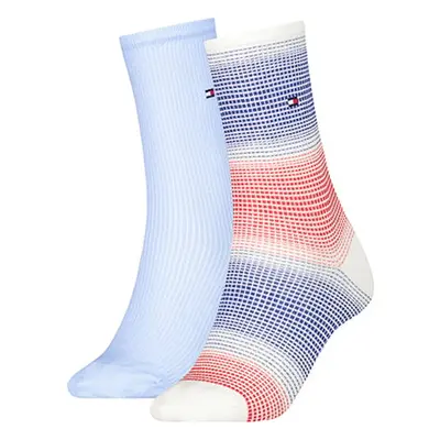 Tommy Hilfiger Socks - TH WOMEN SOCK 2P GRADIENT STRIPE colorful