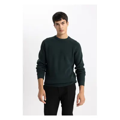 DEFACTO Standard Fit Crew Neck Sweater