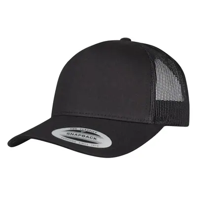 5panelová Retro Trucker Cap černá