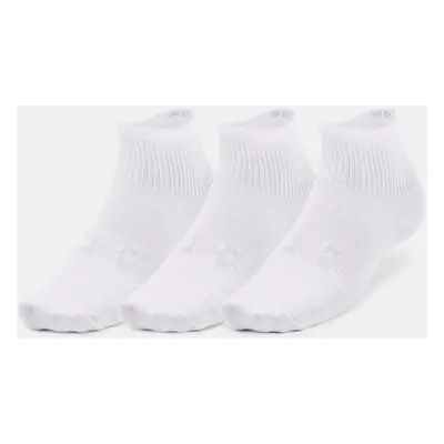 Under Armour Ponožky UA Essential 3pk Qtr Yth-WHT - unisex