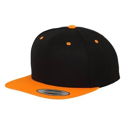 Klasický Snapback 2-Tone blk/neonorange