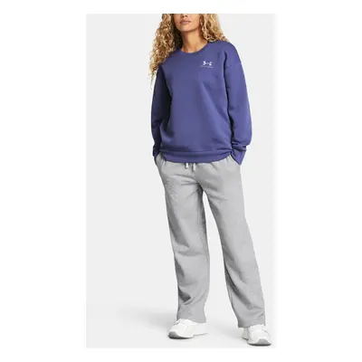 Under Armour Sportovní kalhoty UA Rival Flc Straight Pant-GRY - Dámské