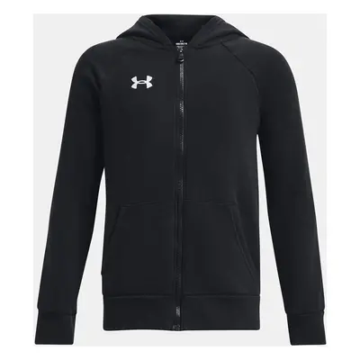 Under Armour Mikina UA Rival Fleece FZ Hoodie-BLK - Kluci