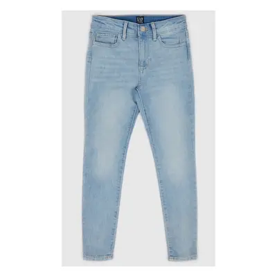 GAP Dětské džíny jeggings high rise - Holky