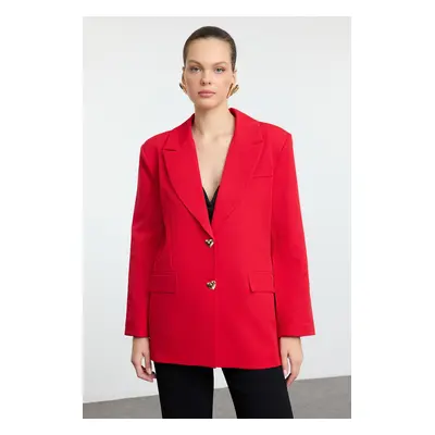 Trendyol Red Blazer Jacket