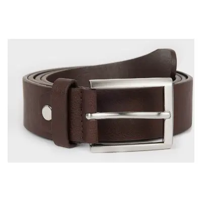 DEFACTO Men's Faux Leather Jean Belt