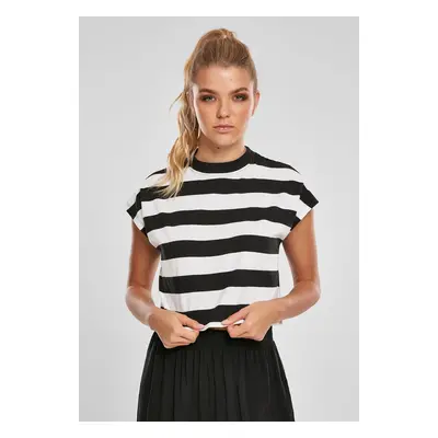 Dámské tričko Stripe Short Tee černo/bílé