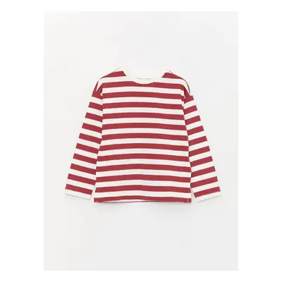 LC Waikiki Crew Neck Striped Long Sleeve Girl's T-Shirt