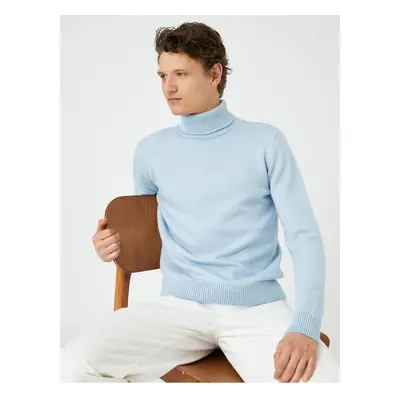 Koton Turtleneck Sweater Basic Slim Fit Acrylic Blended