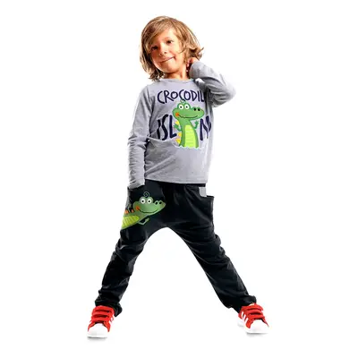 Denokids Crocodile Island Boy's T-shirt Trousers Set