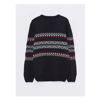 LC Waikiki Crew Neck Long Sleeve Men's Knitwear Sweater