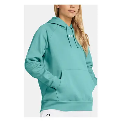 Under Armour Mikina UA Rival Fleece Hoodie-GRN - Dámské