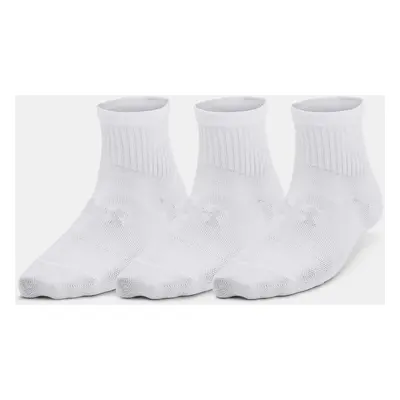 Under Armour Ponožky UA Essential 3pk Qtr Yth-WHT - unisex