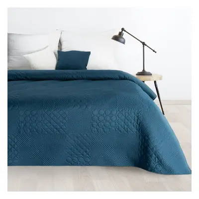 Eurofirany Unisex's Bedspread Navy Blue