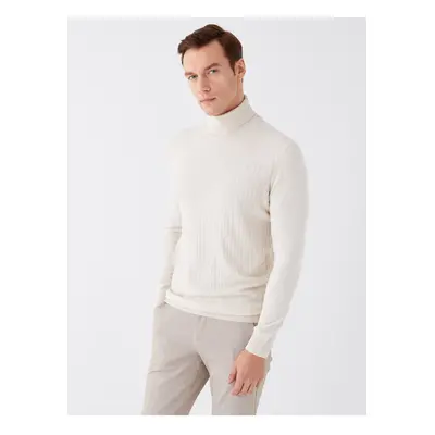 LC Waikiki Turtleneck Long Sleeve Men's Knitwear Sweater