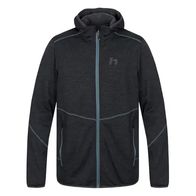 Pánská mikina s kapucí Hannah DAMAR HOODY dark gray mel