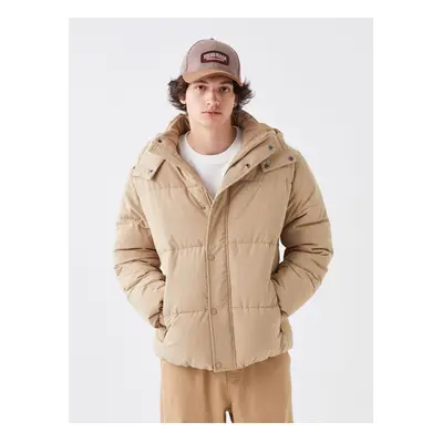 LC Waikiki Men's Comfort Fit Hooded Coat