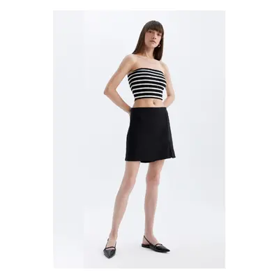 DEFACTO Normal Waist Basic Plain Shorts Skirt