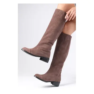 Mio Gusto Parley Mink No-Zip Liner Women's Boots with Faux Für Lined.