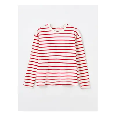 LC Waikiki LCW Crew Neck Striped Women's T-Shirt