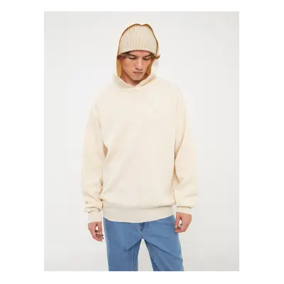 LC Waikiki Hooded Long Sleeve Men's Knitwear Sweater