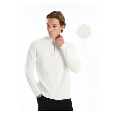 LC Waikiki High Collar Long Sleeve Men's Knitwear Sweater