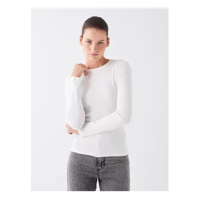 LC Waikiki Crew Neck Plain Long Sleeve Women's T-Shirt